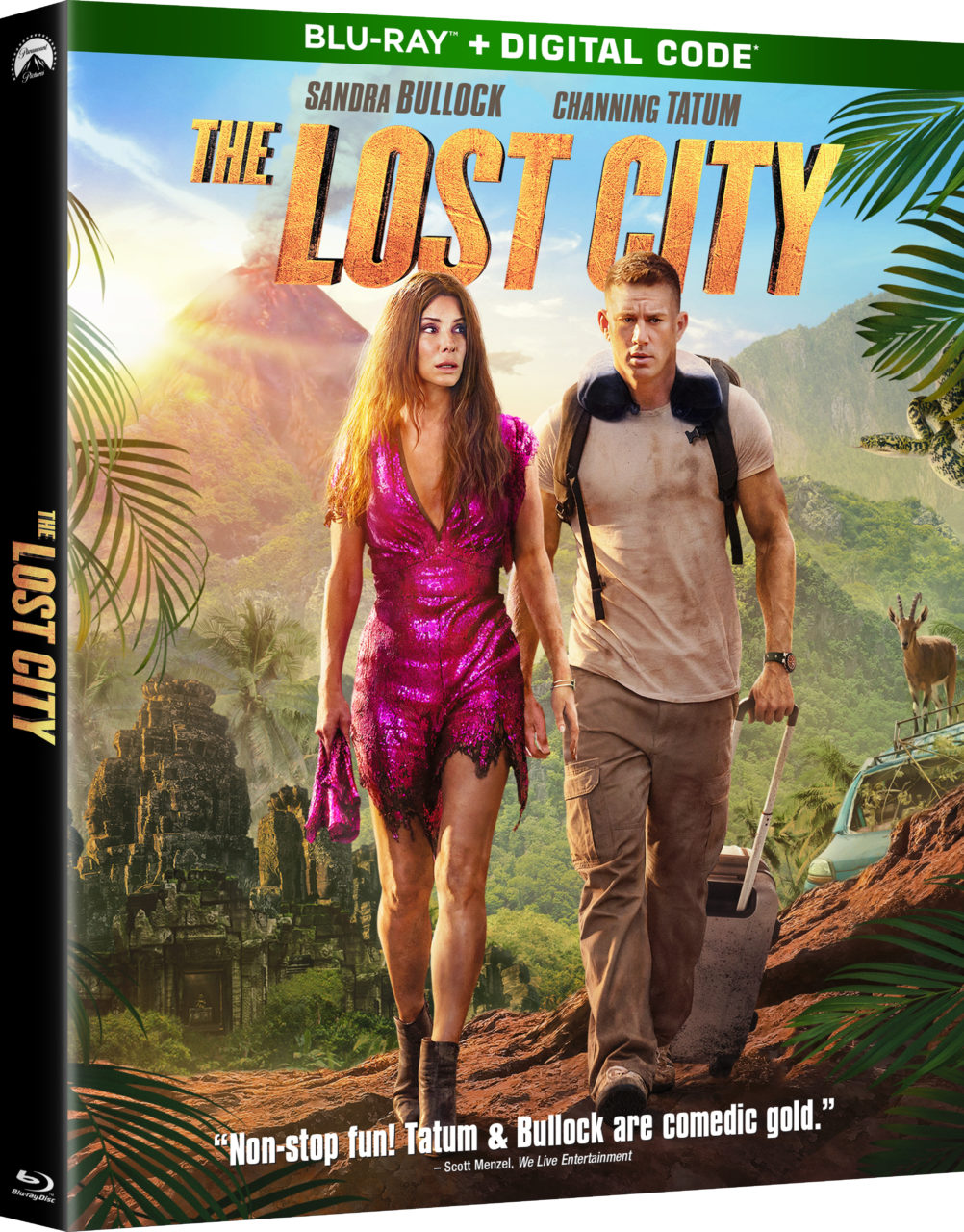 The Lost City Blu-Ray Combo Pack cover (Paramount Home Entertainment)
