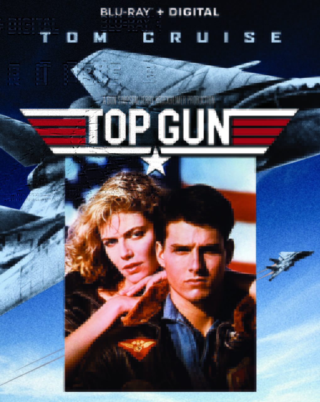 Top Gun Blu-Ray Combo Pack cover (Paramount Home Entertainment)