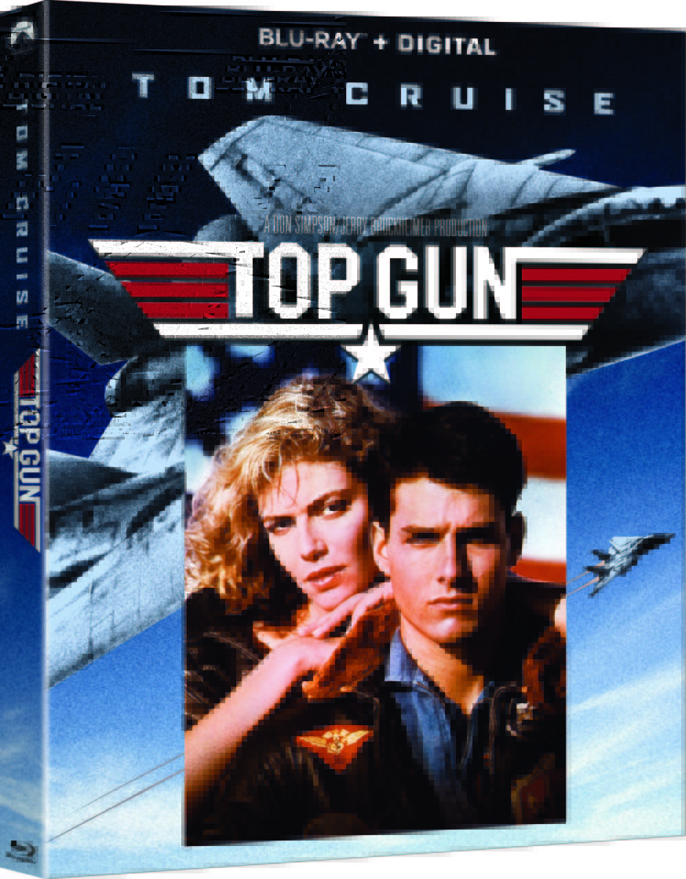 Top Gun Blu-Ray Combo Pack cover (Paramount Home Entertainment)