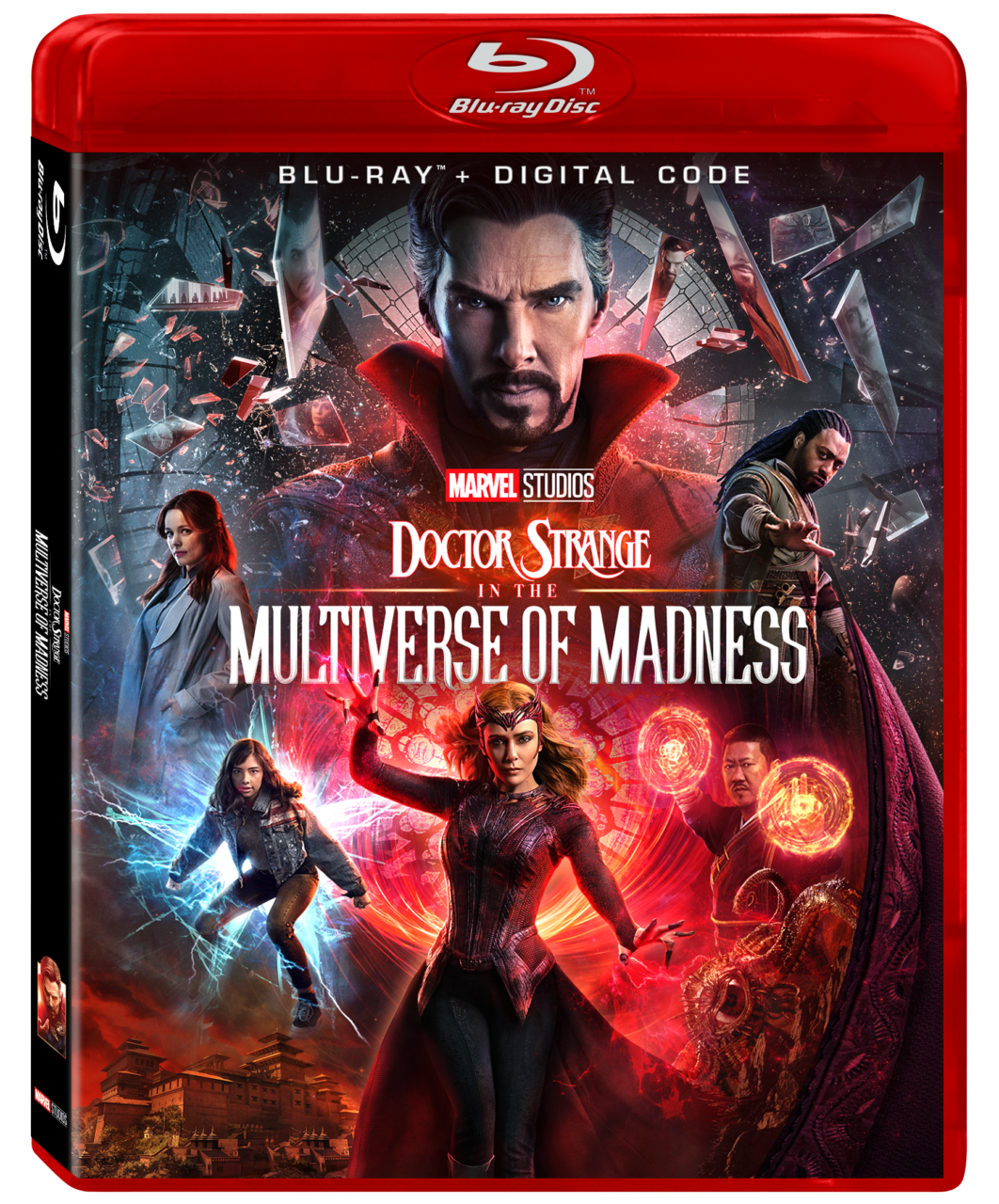 Doctor Strange In The Multiverse Of Madness Blu-Ray Combo Pack cover (Walt Disney Studios Home Entertainment)