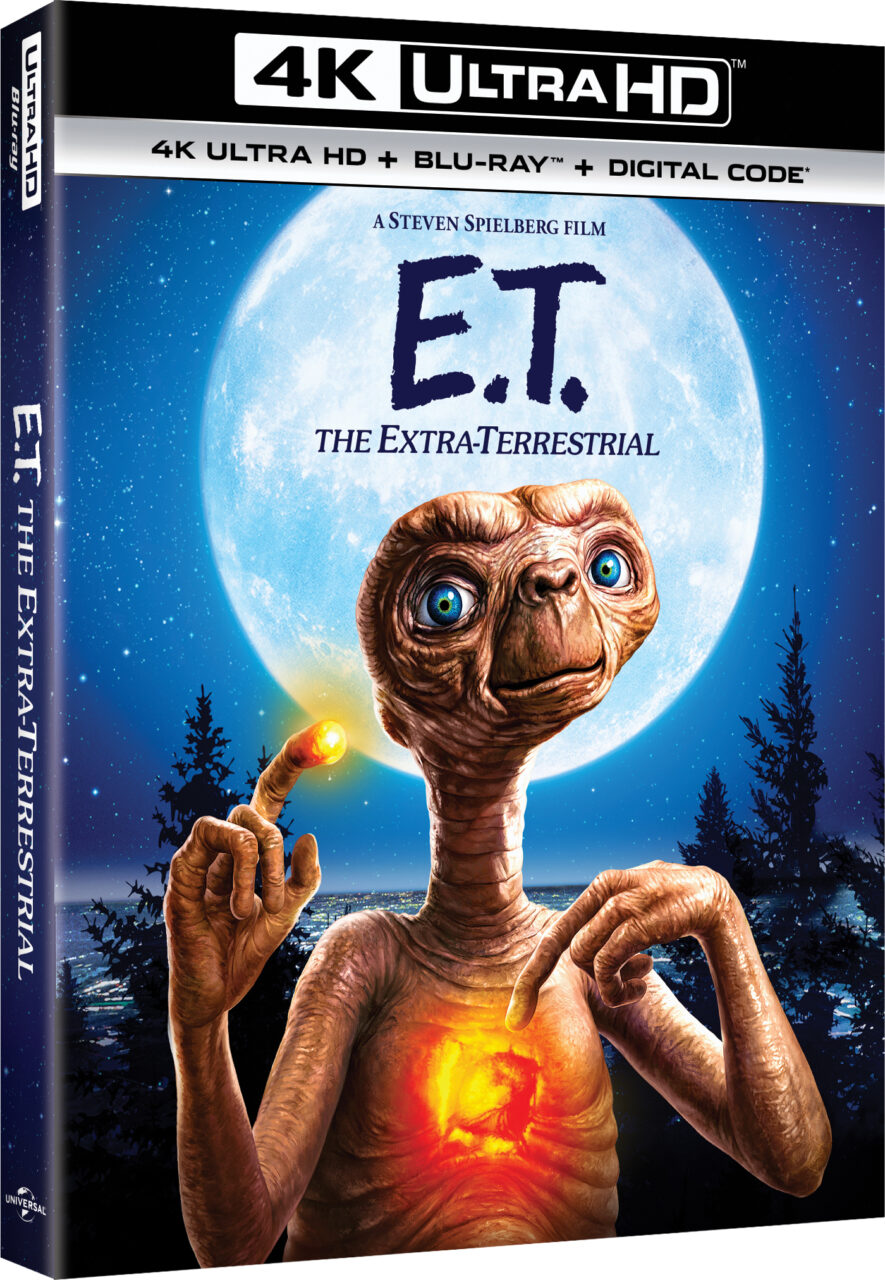 E.T. The Extra-Terrestrial 40th Anniversary 4K Ultra HD Combo Pack cover (Universal Pictures Home Entertainment)