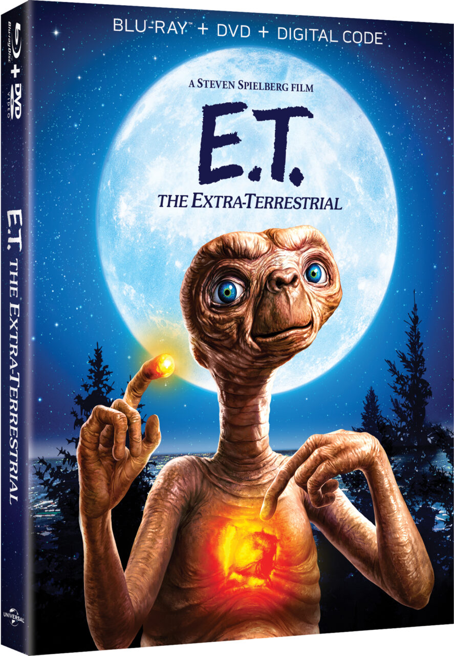 E.T. The Extra-Terrestrial 40th Anniversary Blu-Ray Combo Pack cover (Universal Pictures Home Entertainment)