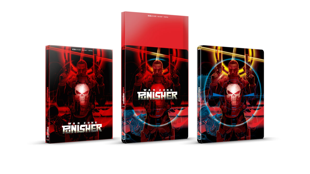 Punisher: War Zone 4K Ultra HD Steelbook Best Buy cover (Lionsgate)