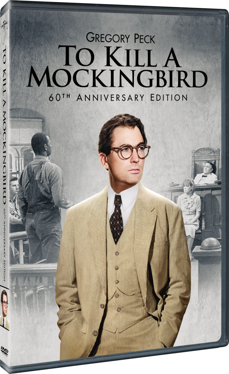 To Kill A Mockingbird 60th Anniversary DVD cover (Universal Pictures Home Entertainment)