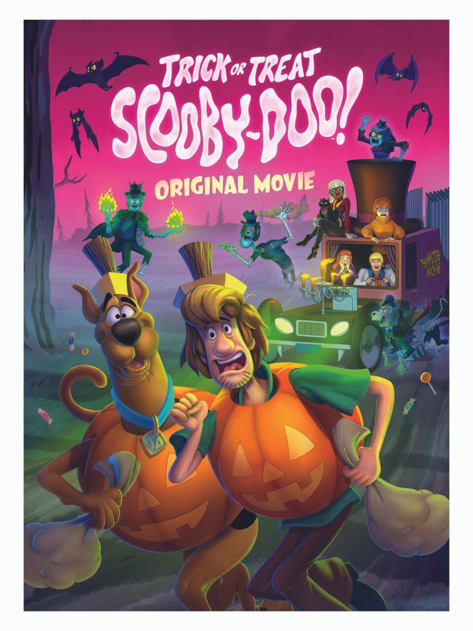 Trick Or Treat Scooby-Doo! Original Movie DVD cover (Warner Bros. Home Entertainment)