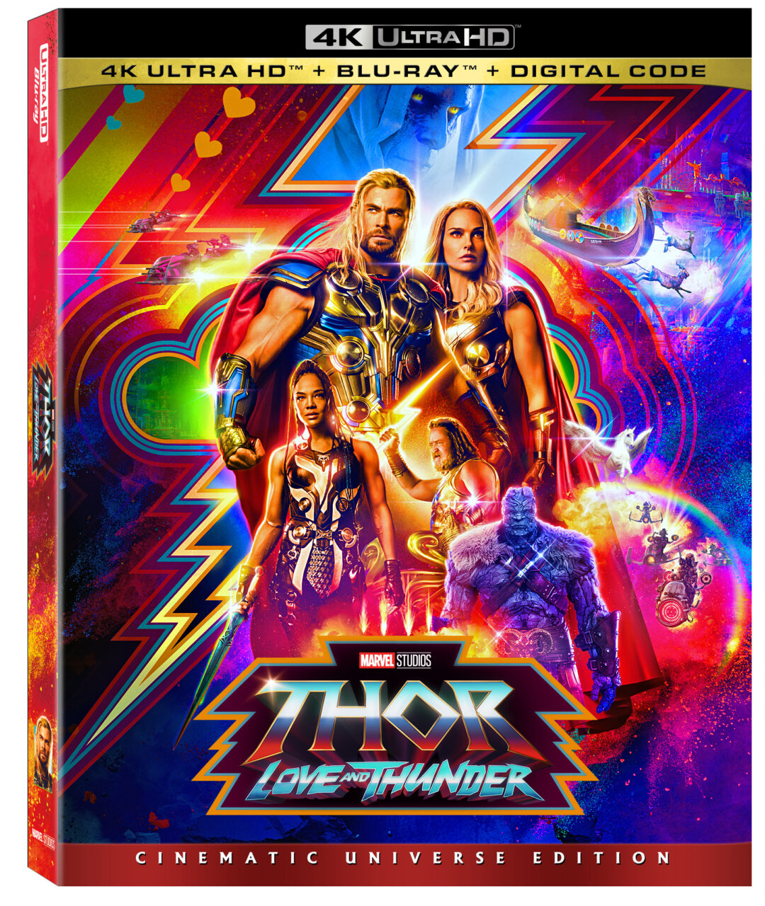 Thor: Love And Thunder 4K Ultra HD Combo Pack cover (Disney Media & Entertainment)