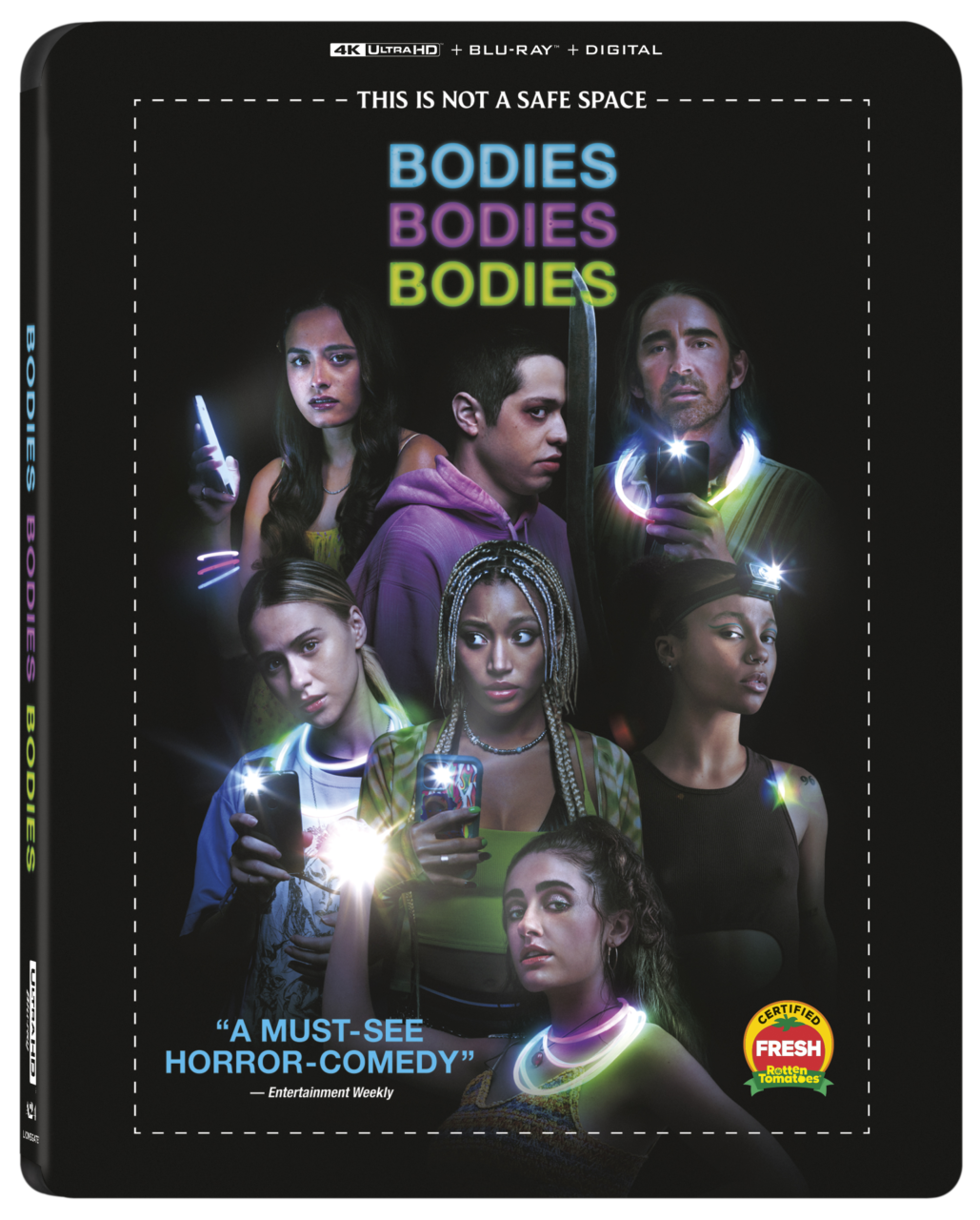 Bodies Bodies Bodies 4K Ultra HD Combo Pack cover (Lionsgate)