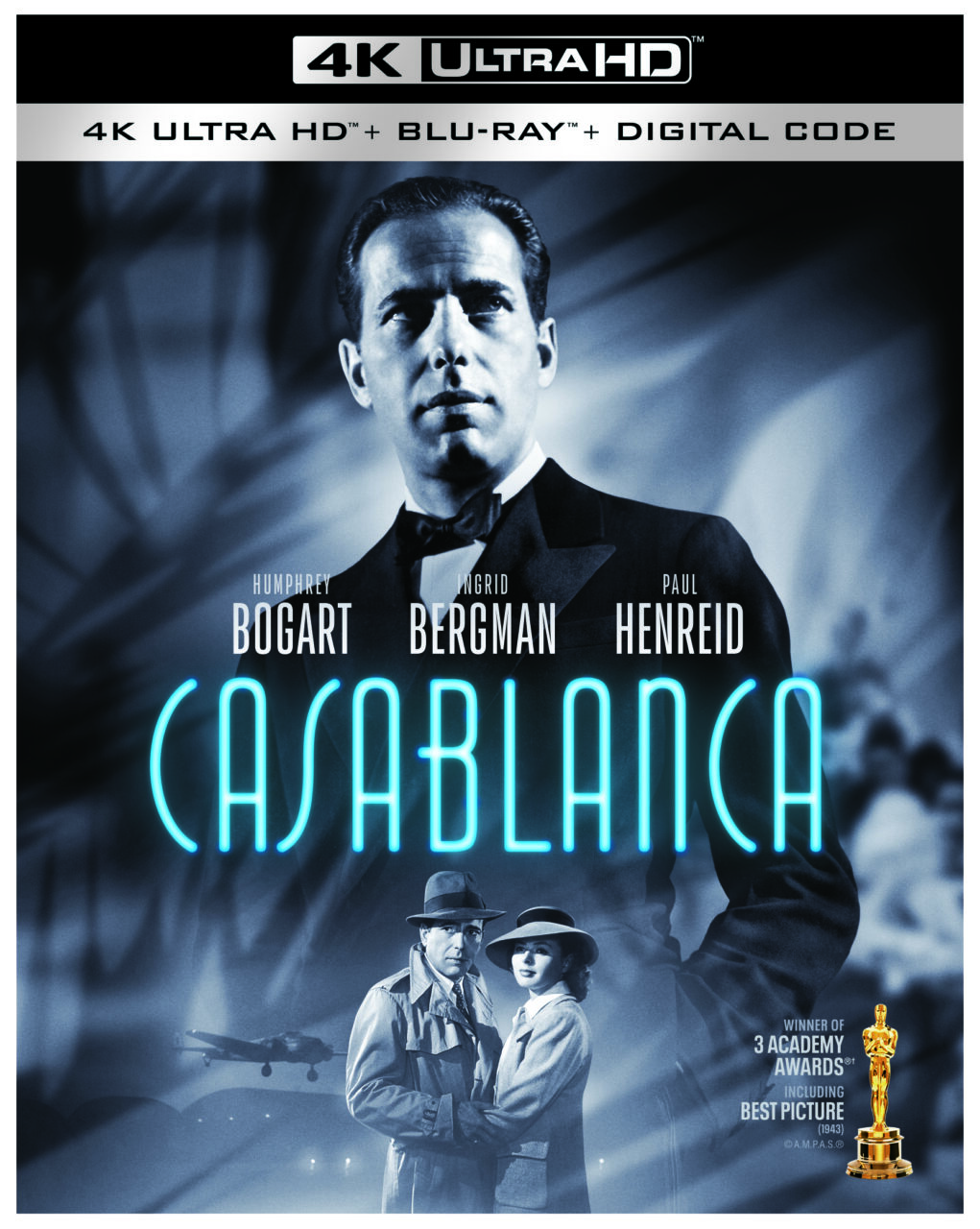 Casablanca 4K Ultra HD Combo Pack cover (Warner Bros. Home Entertainment)