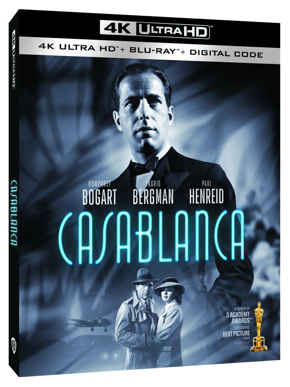 Casablanca 4K Ultra HD Combo Pack cover (Warner Bros. Home Entertainment)