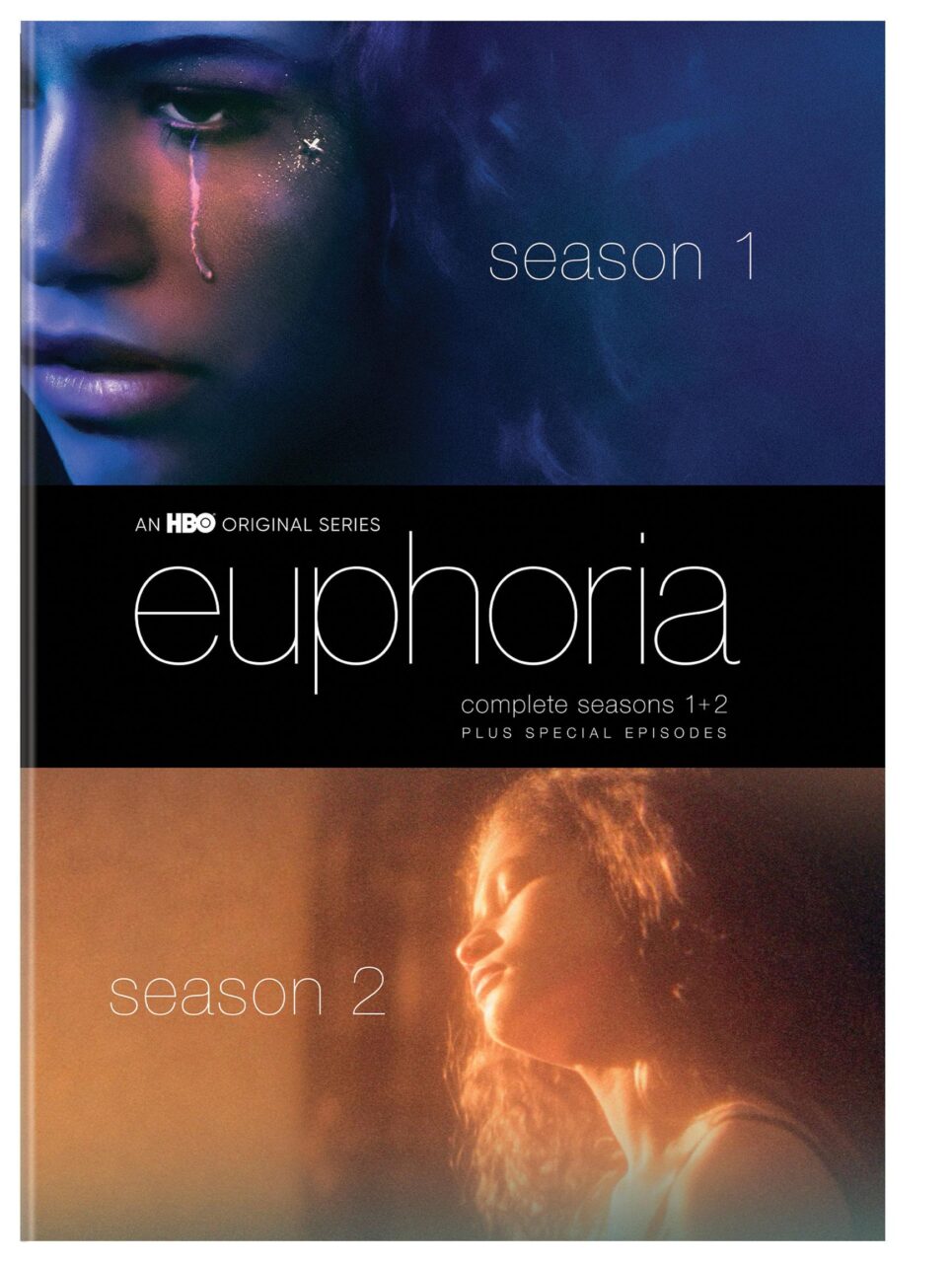Euphoria Season 1 and 2 DVD cover (Warner Bros. Home Entertainment)