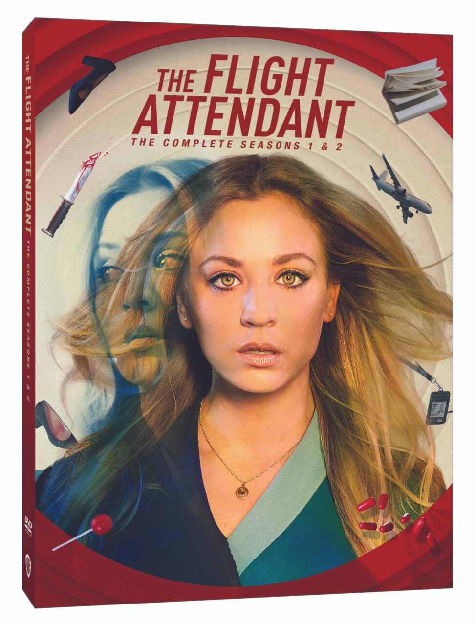 The Flight Attendant The Complete Seasons 1 & 2 DVD cover (Warner Bros. Home Entertainment)