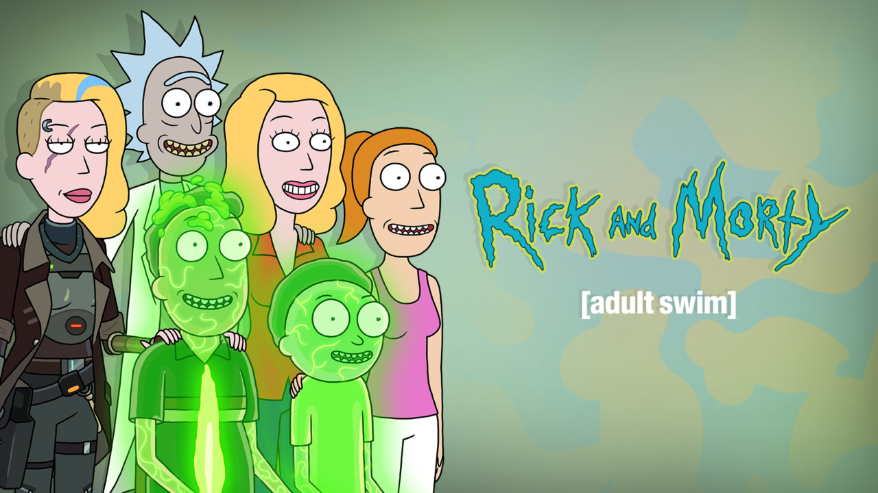 Rick And Morty graphic (Adult Swim)