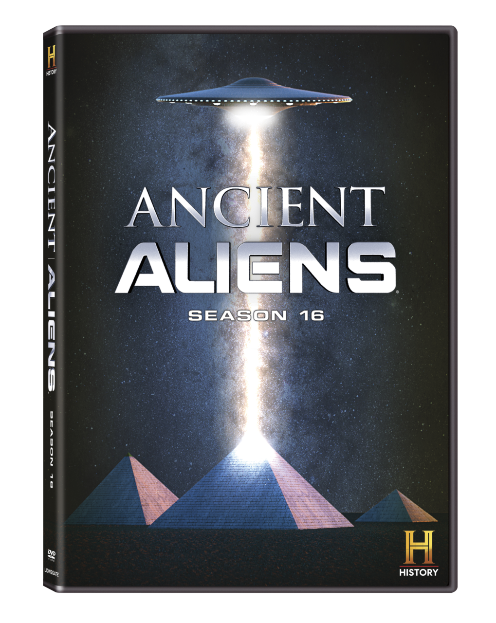 Ancient Aliens Season 16 DVD cover (History/Lionsgate)