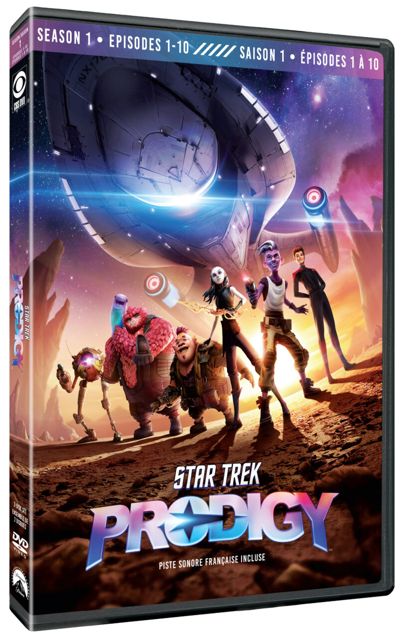 Star Trek: Prodigy: Season 1, Volume 1 DVD cover (Paramount Home Entertainment/Nickelodeon)