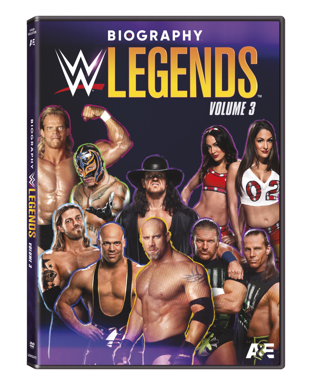 Biography: WWE Legends, Volume 3 DVD cover (Lionsgate)