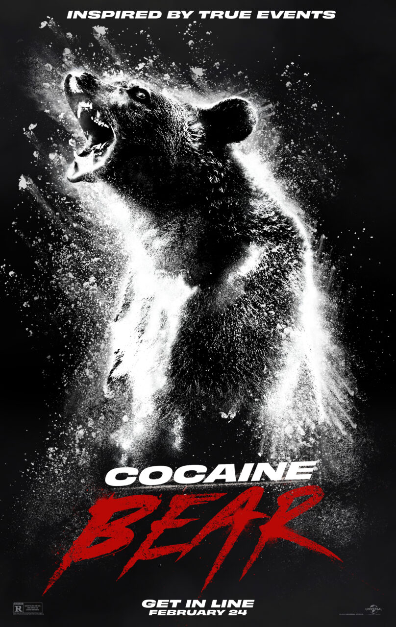 Cocaine Bear poster (Universal Pictures)