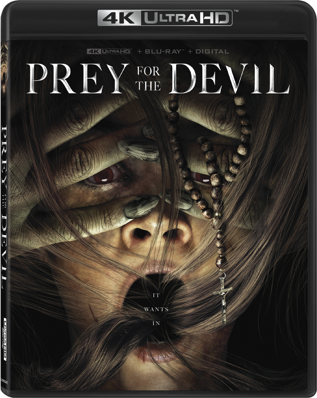 Prey For The Devil 4K Ultra HD Combo Pack cover (Lionsgate)