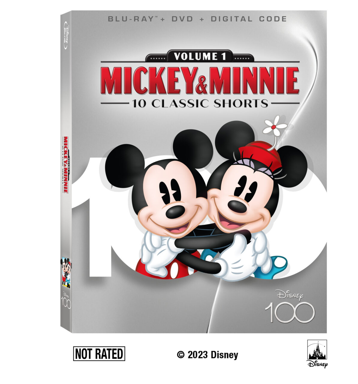 Mickey & Minnie 10 Classic Shorts - Volume 1 Blu-Ray Combo Pack cover (Disney)