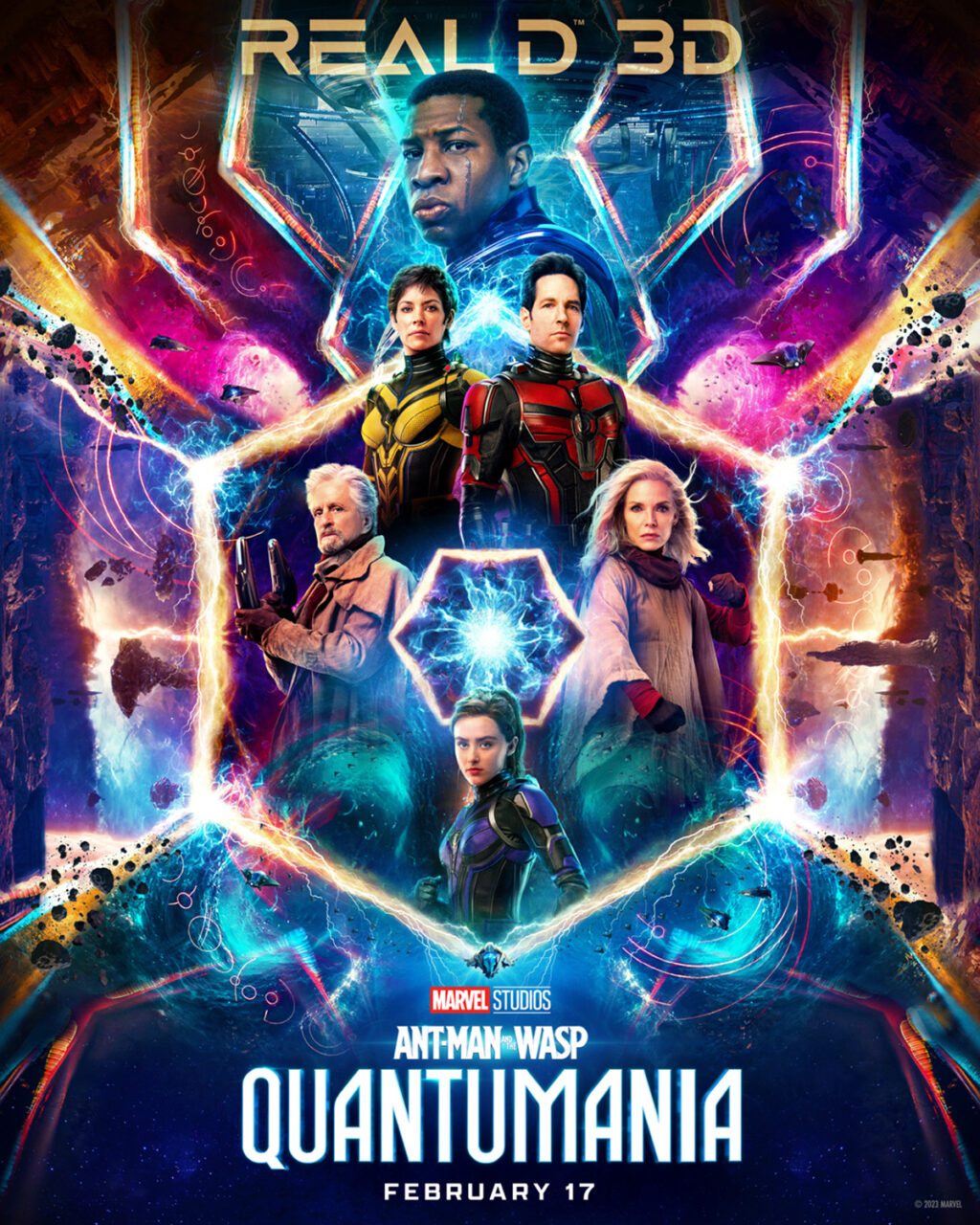 Ant-Man And The Wasp: Quantumania poster (Marvel Studios)