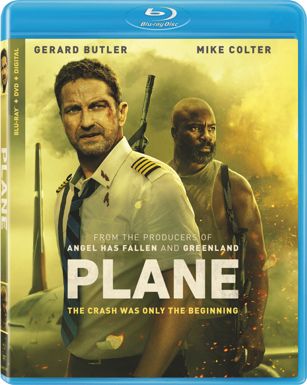 Plane Blu-Ray Combo Pack cover (Lionsgate)