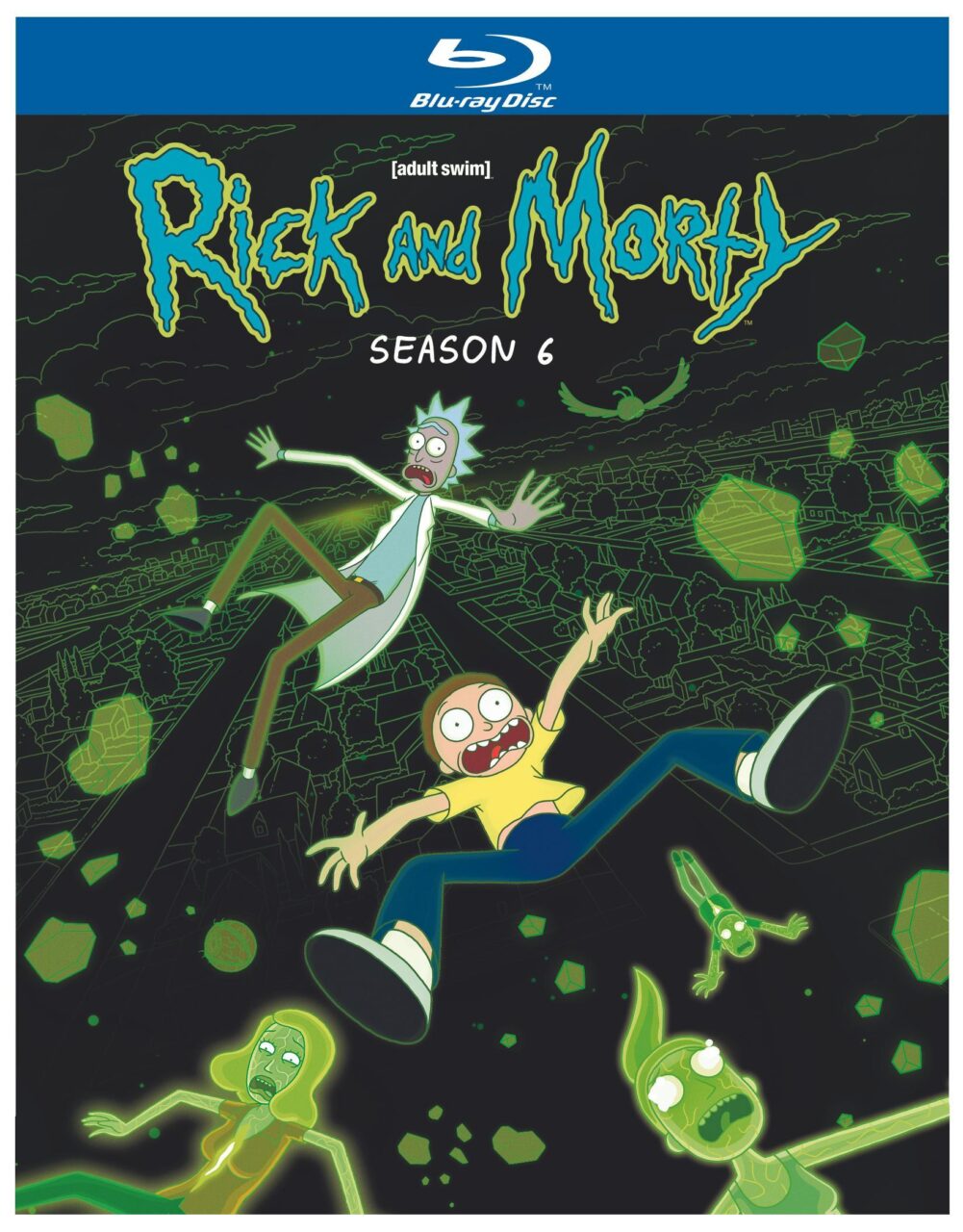 Rick And Morty: Season 6 Blu-Ray cover (Warner Bros. Home Entertainment)