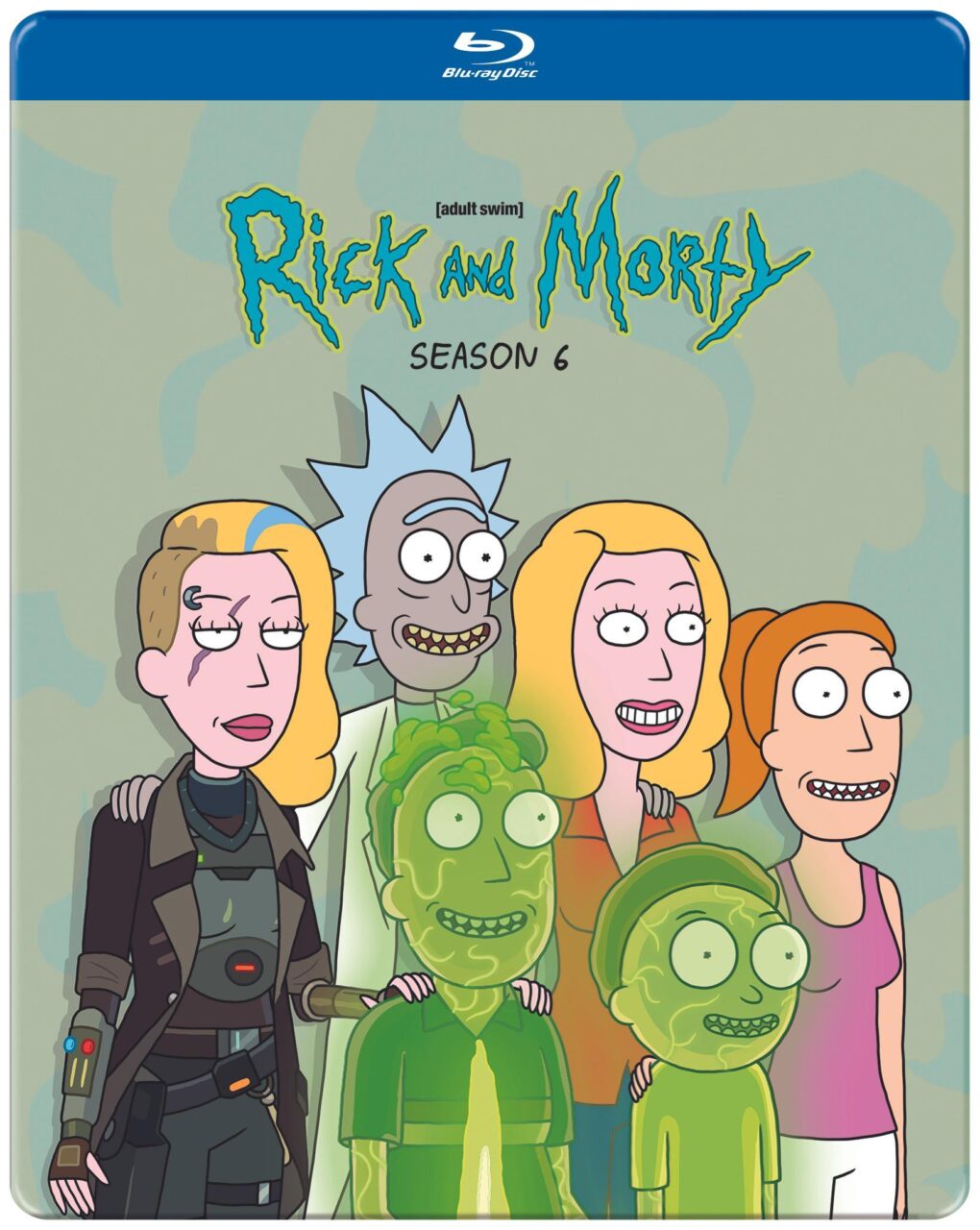 Rick And Morty: Season 6 Blu-Ray Steelbook cover (Warner Bros. Home Entertainment)