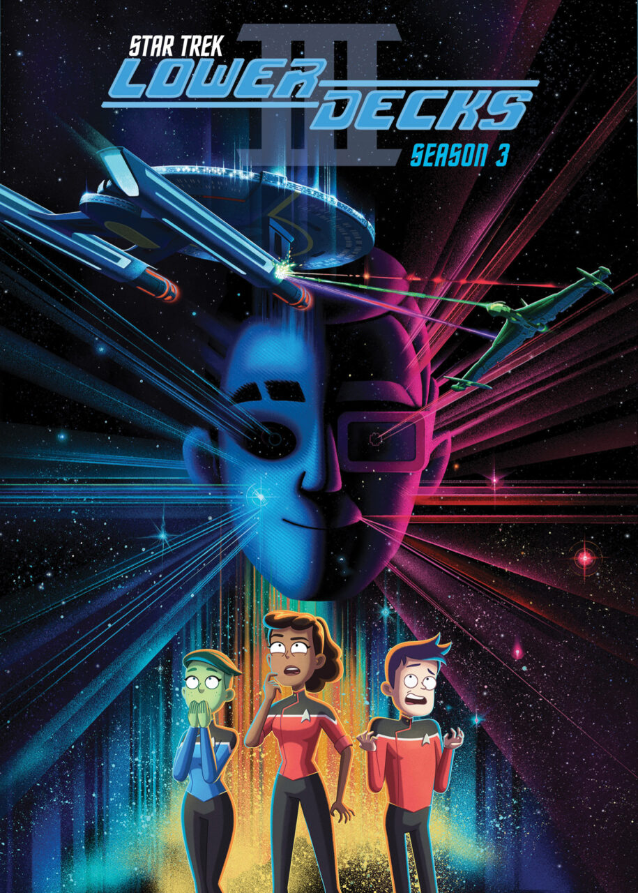 Star Trek: Lower Decks Season 3 DVD cover (Paramount Home Entertainment)