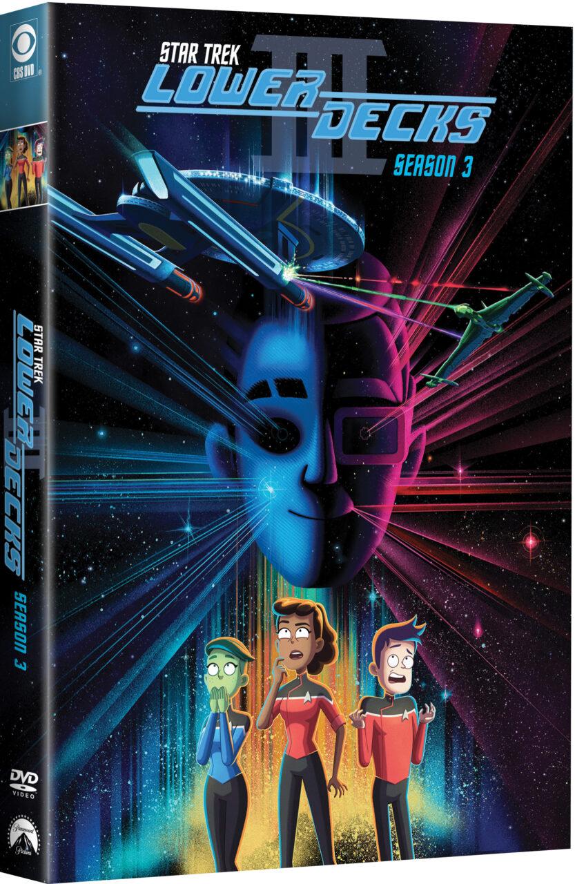 Star Trek: Lower Decks Season 3 DVD cover (Paramount Home Entertainment)