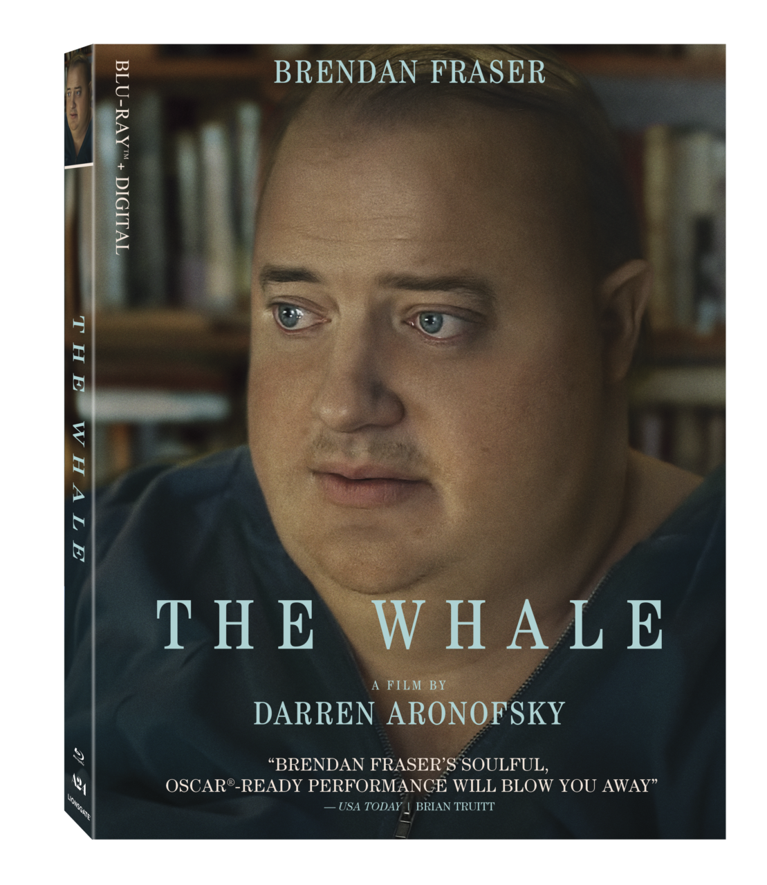 The Whale Blu-Ray Combo Pack cover (Lionsgate)