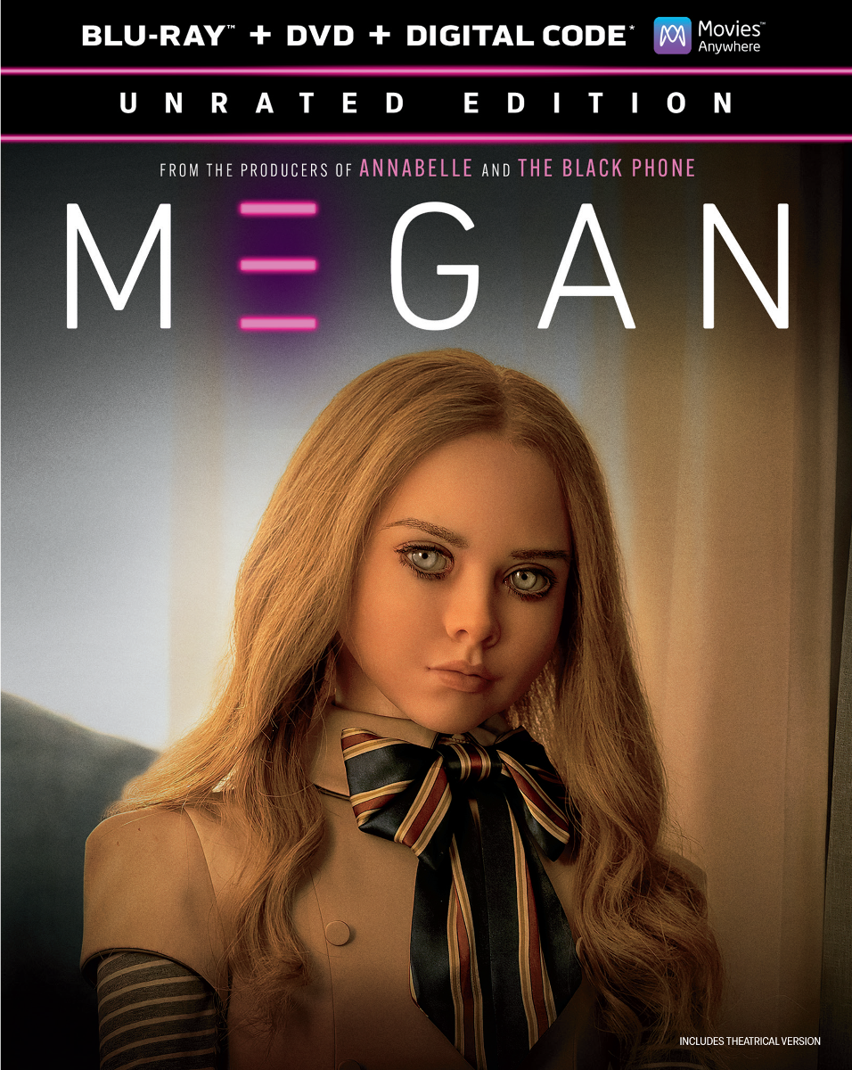 M3GAN Blu-Ray Combo Pack cover (Universal Pictures Home Entertainment)