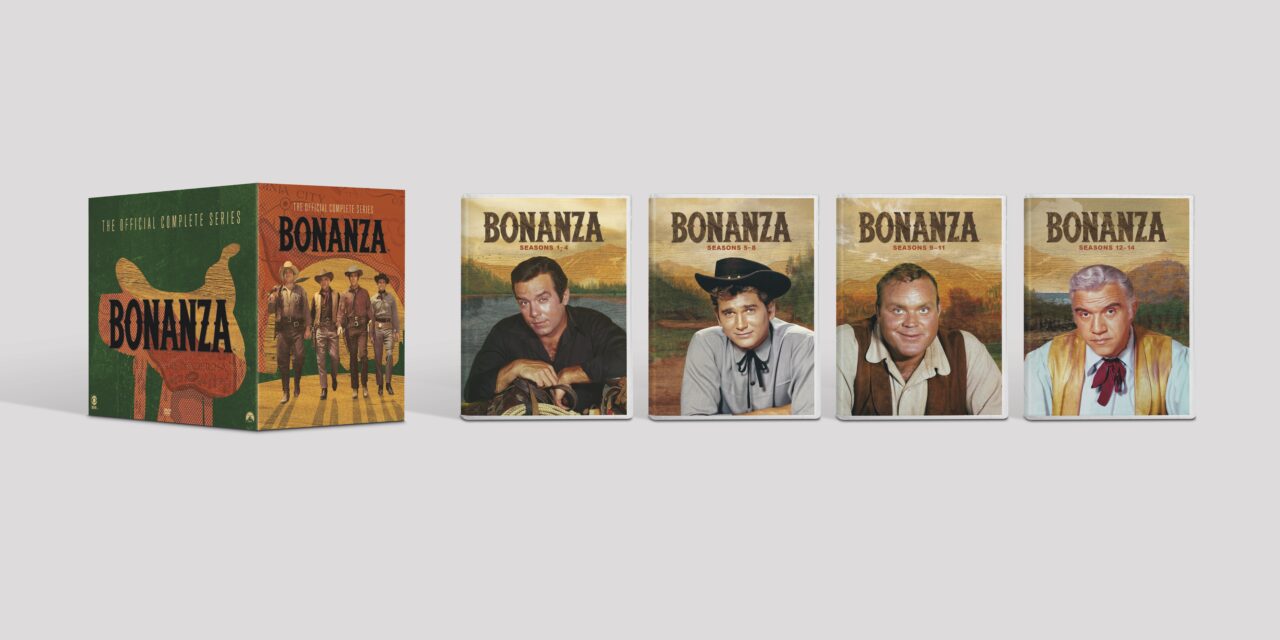 BONANZA: The Official Complete Series DVD cover (Paramount Home Entertainment)