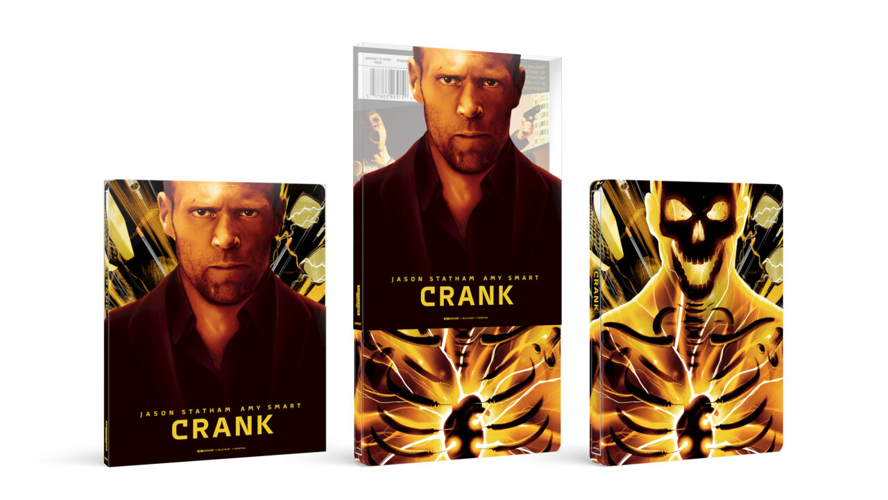 Crank 4K UHD Steelbook cover (Lionsgate)