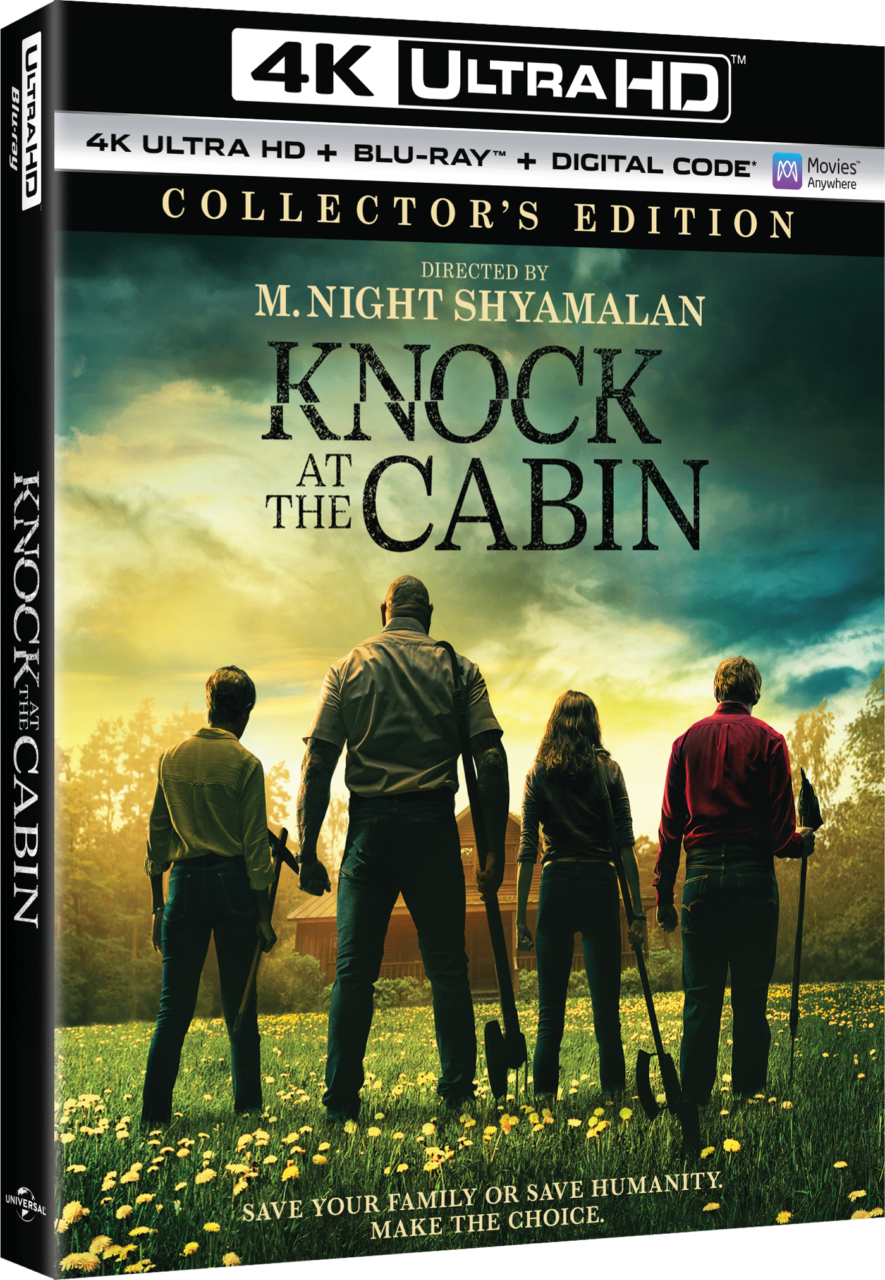 Knock At The Cabin 4K Ultra HD Combo Pack cover (Universal Pictures Home Entertainment)