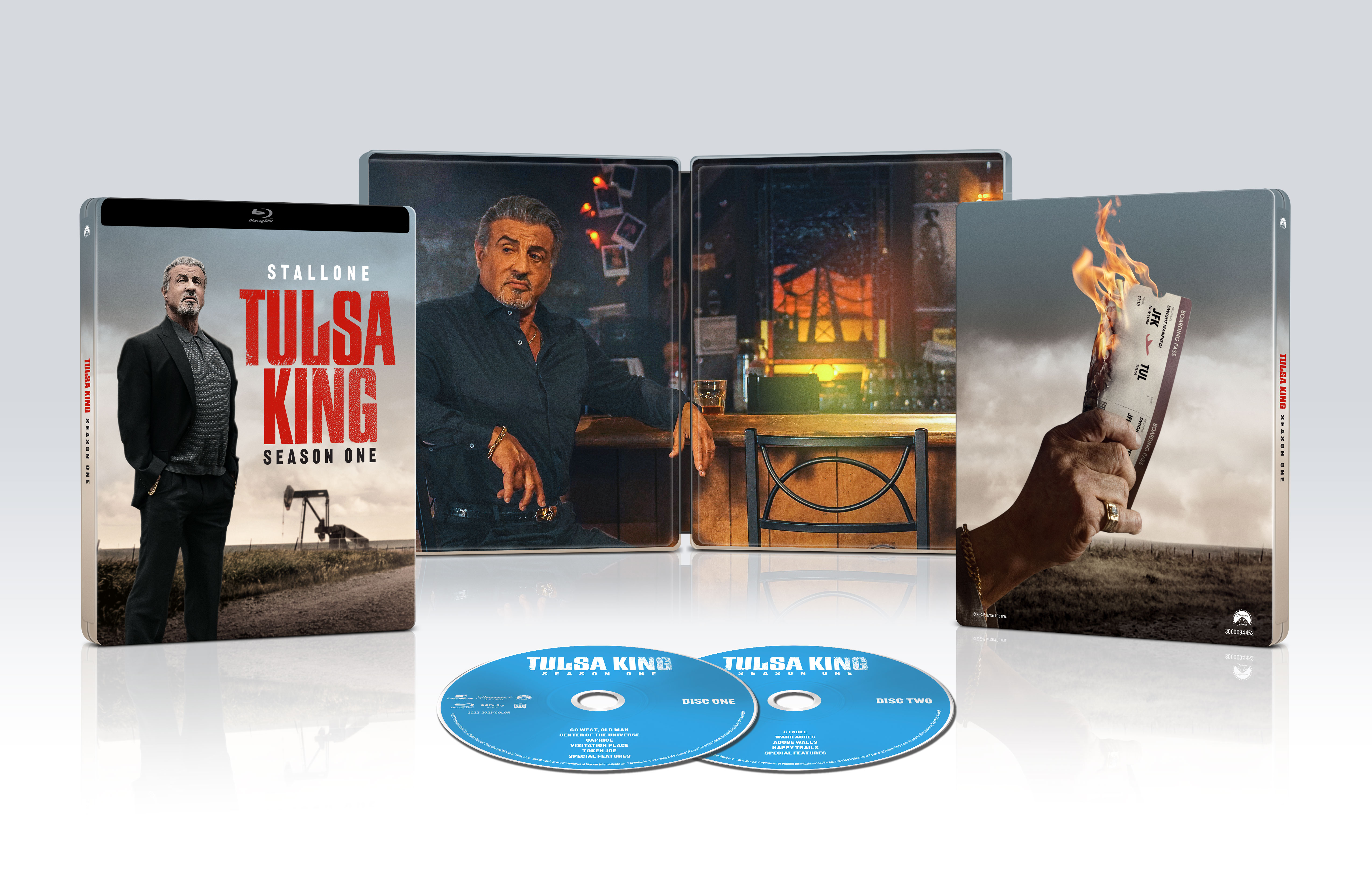 Tulsa King Season 1 Blu-Ray Steelbook Combo Pack cover (Paramount Home Entertainment)