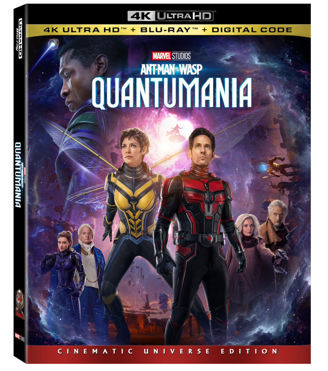 Ant-Man And The Wasp: Quantumania 4K Ultra HD Combo Pack cover (Walt Disney Studios Home Entertainment/Marvel Studios)
