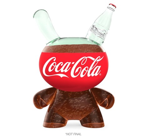 Kidrobot X Coca-Cola 8-Inch Resin Dunny Sculpture 