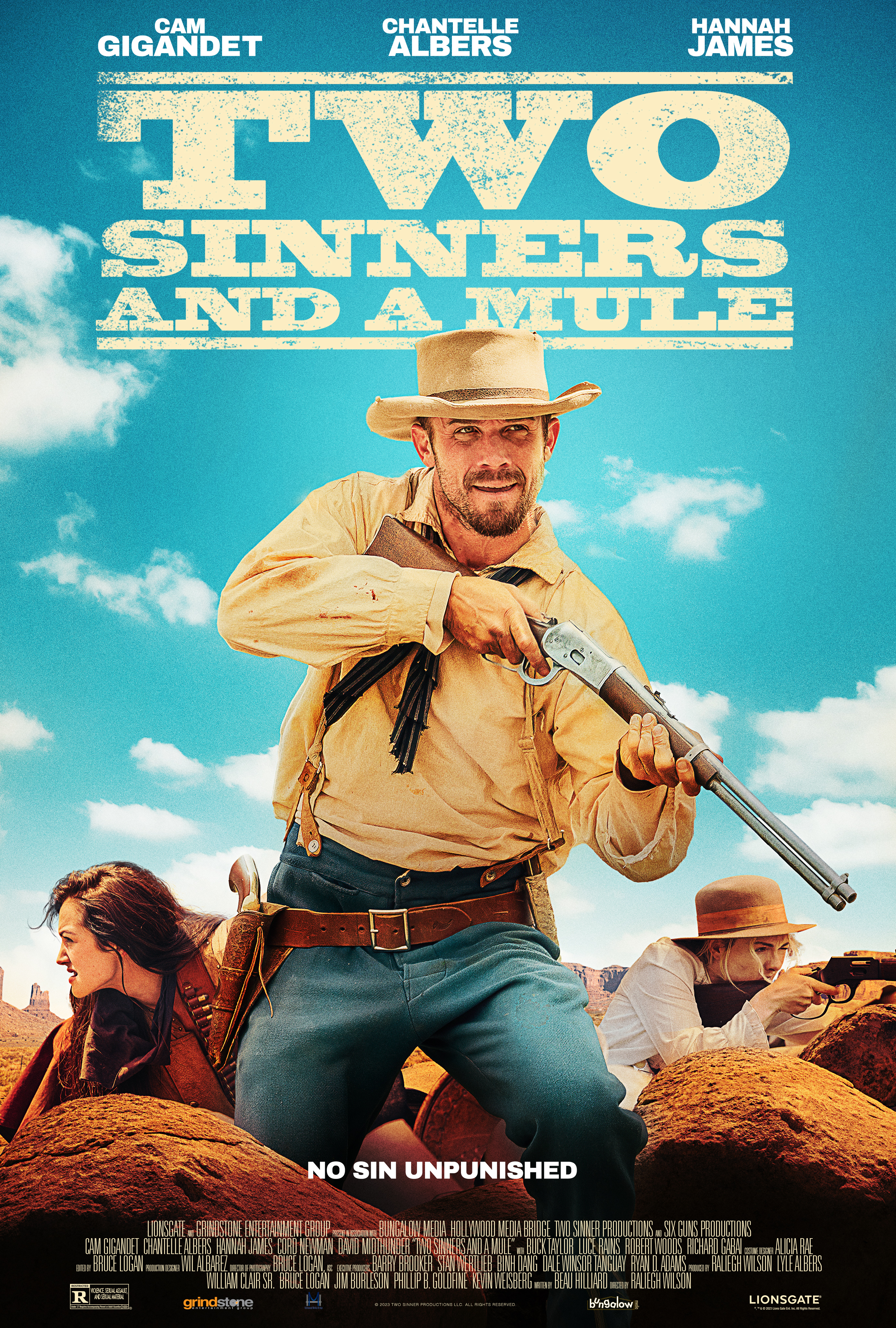 Two Sinners And A Mule poster (Lionsgate)