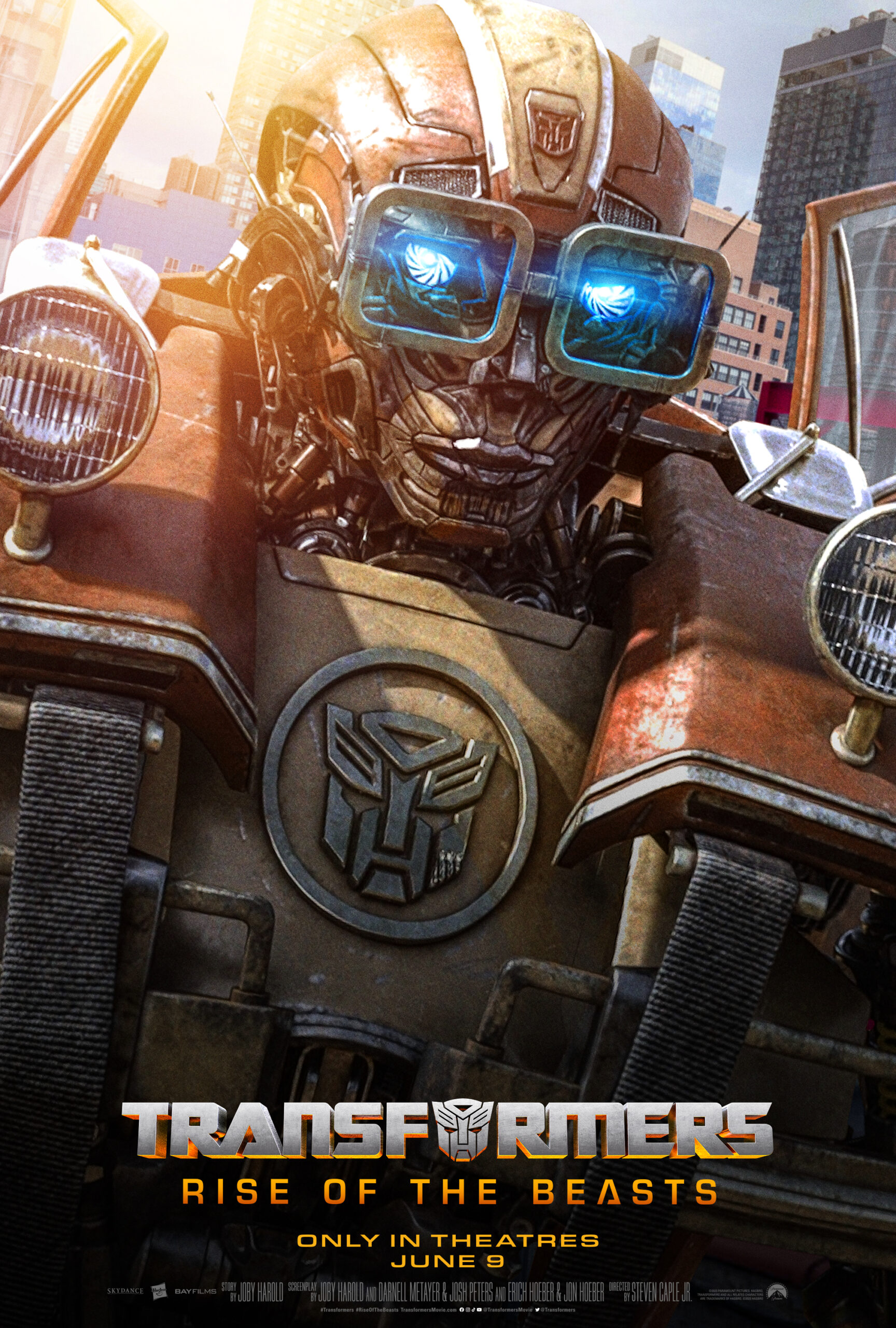 Transformers: Rise Of The Beasts poster (Paramount Pictures)