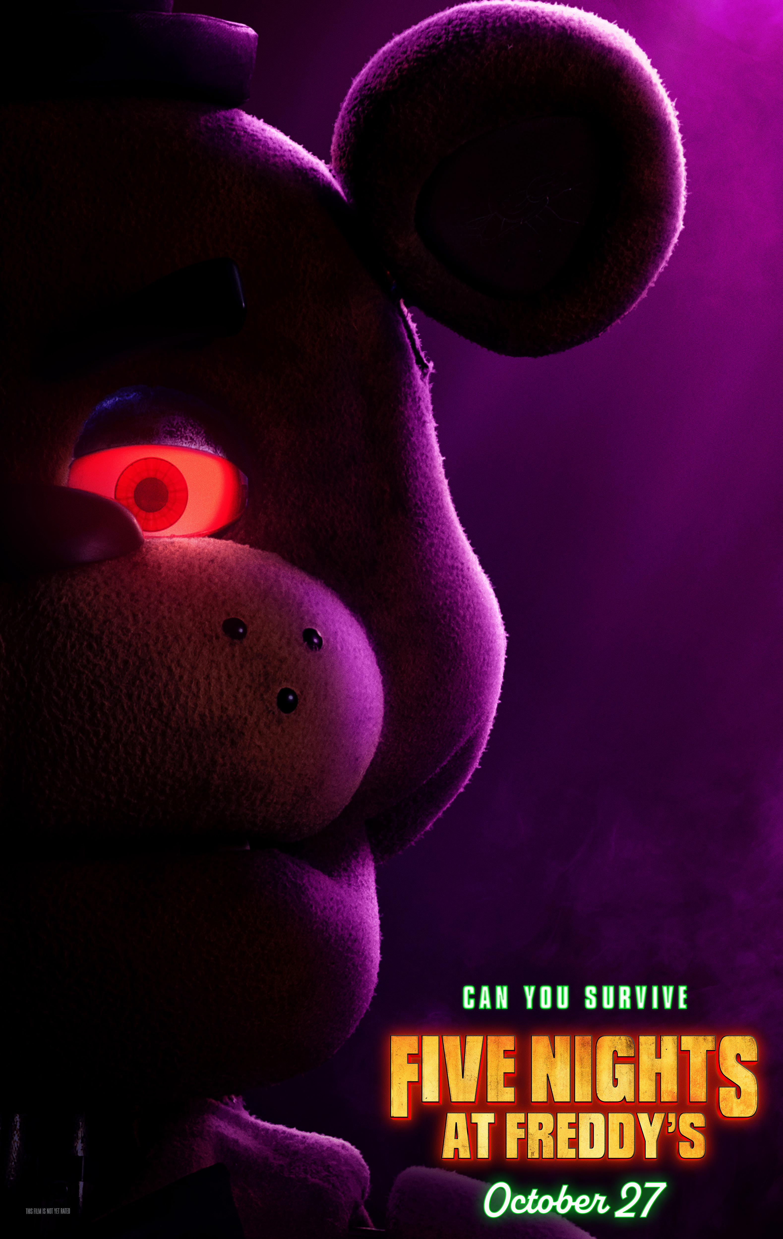 Five Nights At Freddy's character poster (Universal Pictures)