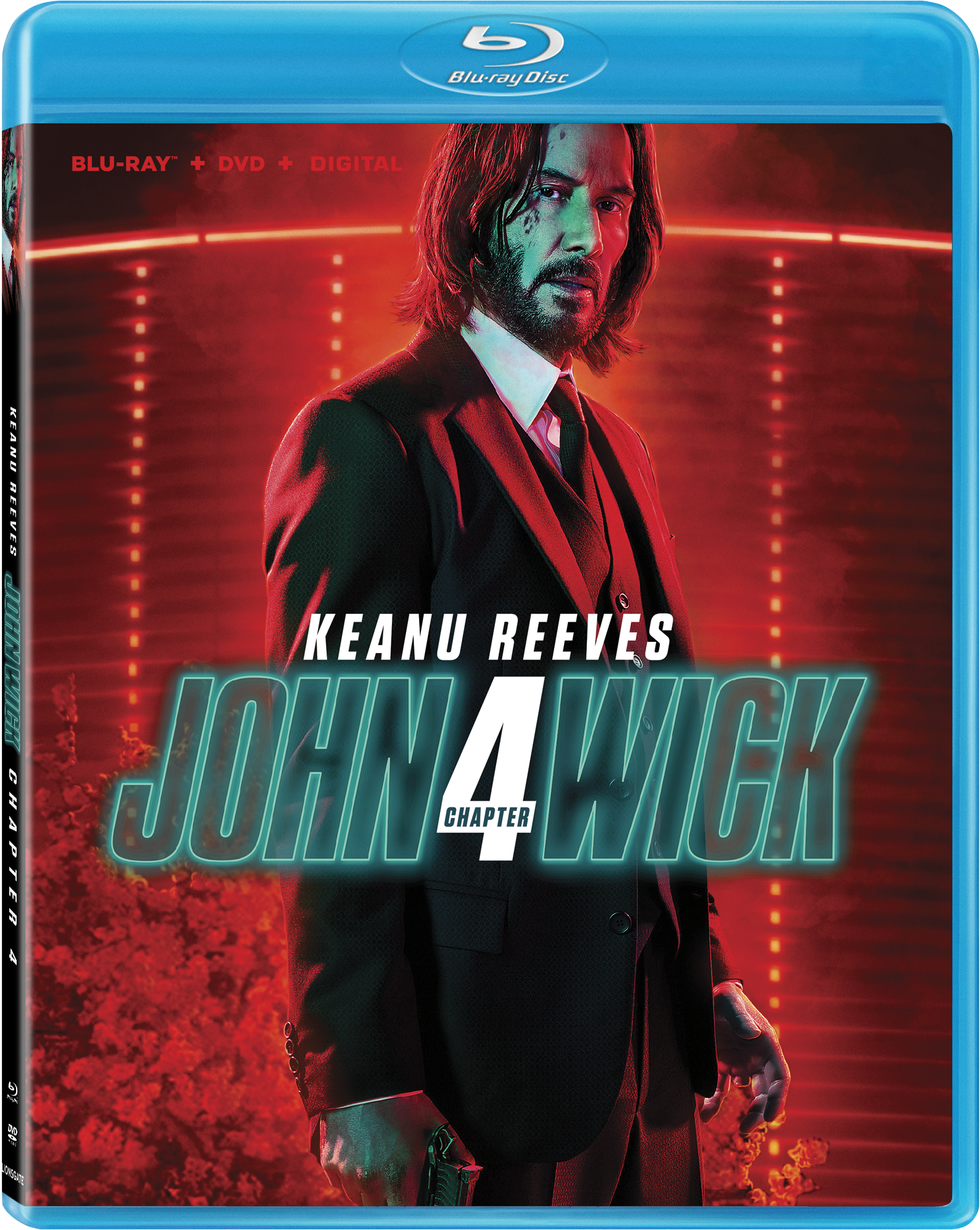 John Wick: Chapter 4 Blu-Ray Combo Pack cover (Lionsgate)