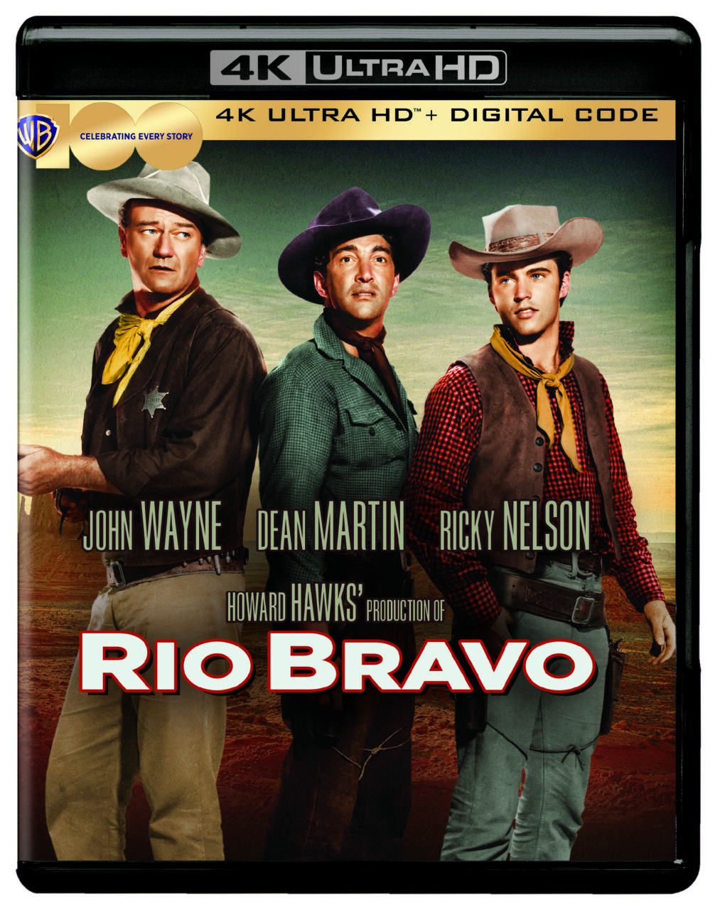 Rio Bravo 4K Ultra HD Combo Pack cover (Warner Bros. Discovery Home Entertainment)