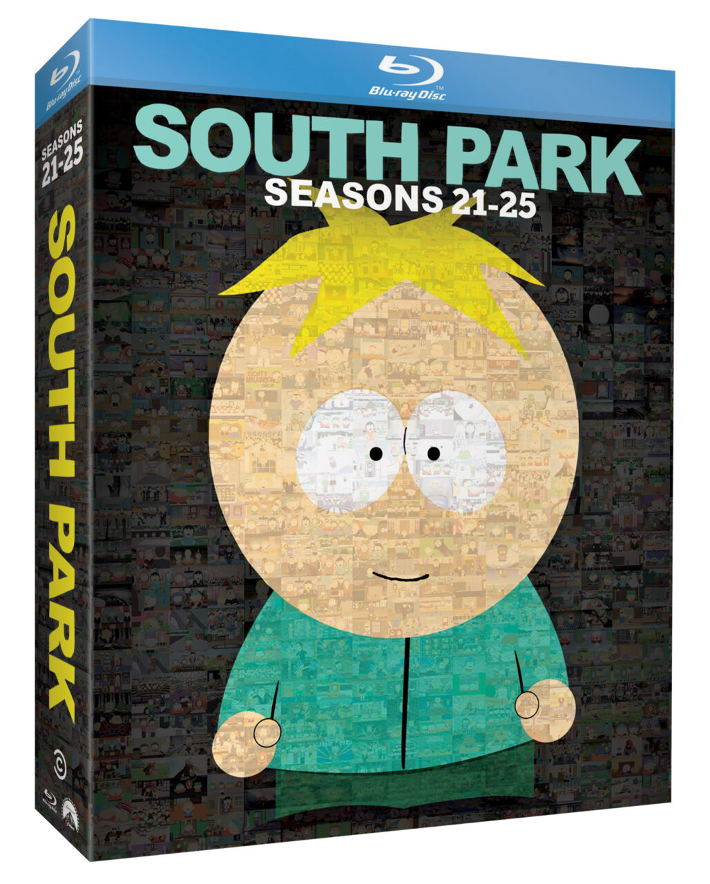 South Park: Seasons Twenty-One To Twenty-Five Collection Blu-Ray cover (Paramount Home Entertainment)