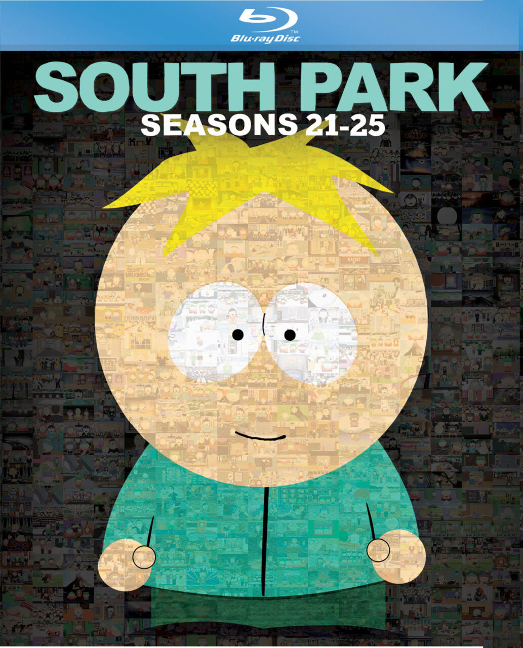 South Park: Seasons Twenty-One To Twenty-Five Collection Blu-Ray cover (Paramount Home Entertainment)
