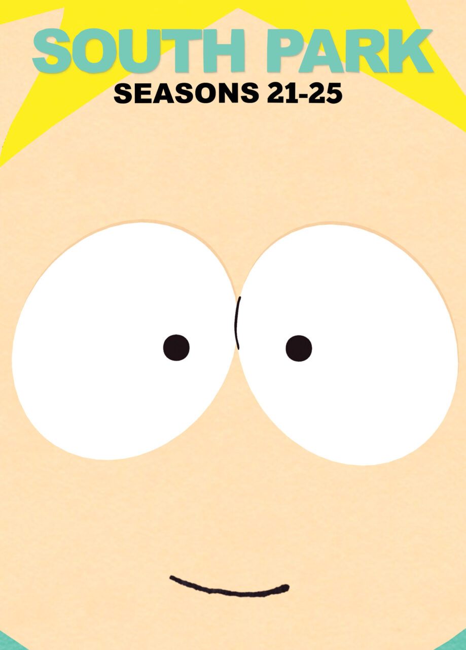 South Park: Seasons Twenty-One To Twenty-Five Collection DVD cover (Paramount Home Entertainment)