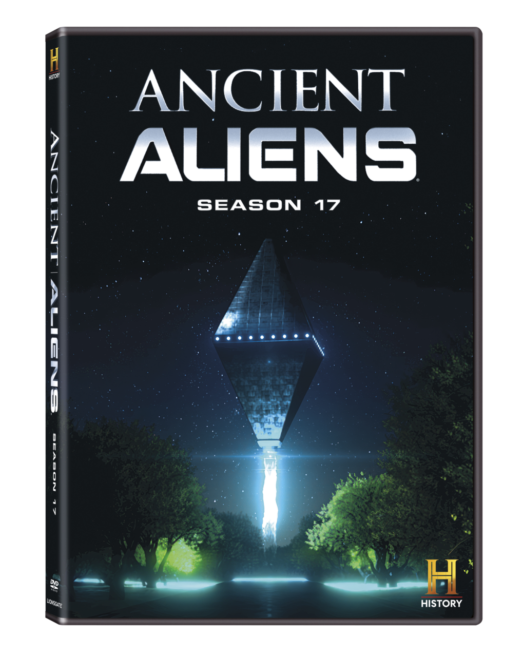 Ancient Aliens Season 17 DVD cover (Lionsgate)
