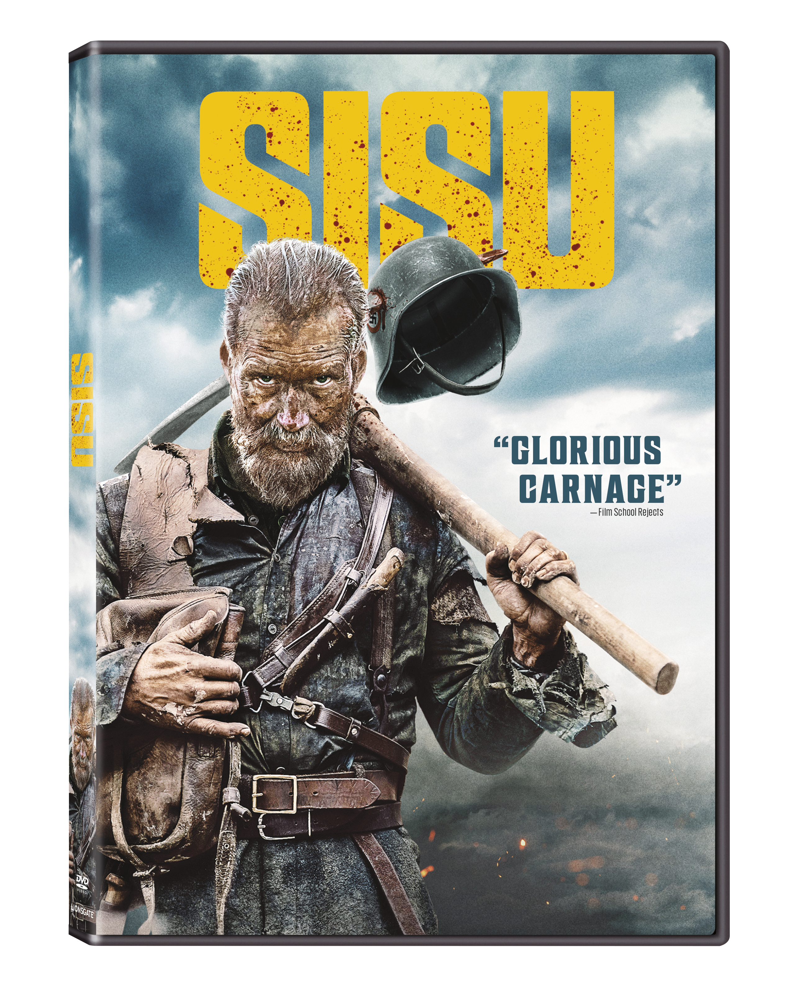 SISU DVD cover (Lionsgate)