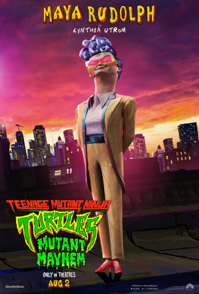 Teenage Mutant Ninja Turtles: Mutant Mayhem character poster (Paramount Pictures)