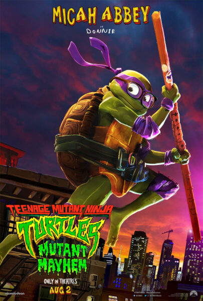Teenage Mutant Ninja Turtles: Mutant Mayhem character poster (Paramount Pictures)