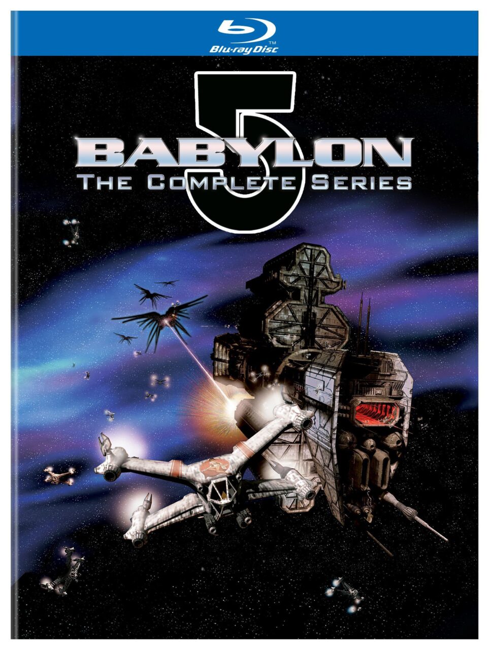 Babylon 5: The Complete Series Blu-Ray cover (Warner Bros. Discovery Home Entertainment)