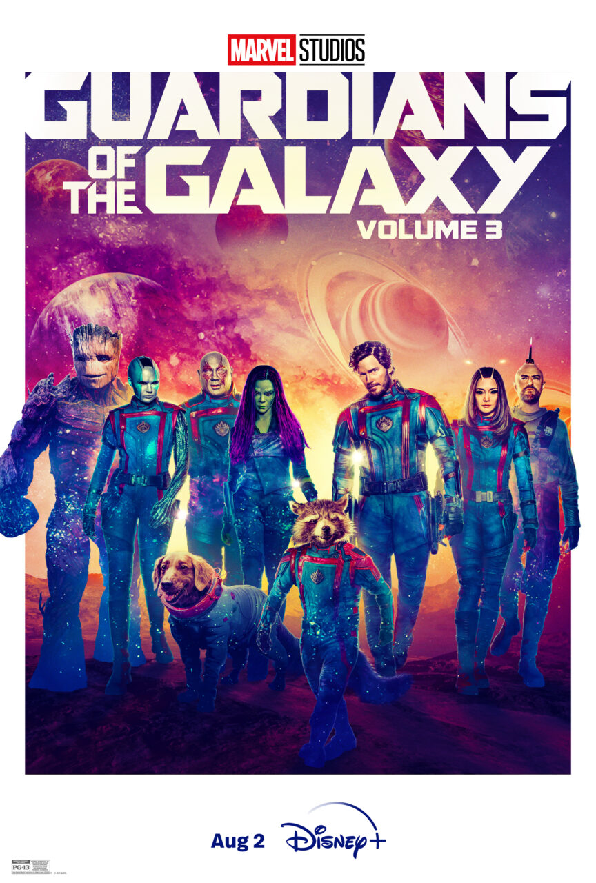 Guardians Of The Galaxy Vol. 3 Disney Plus poster (Disney+/Marvel Studios)